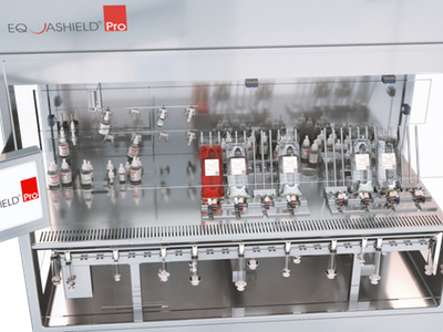 World's first closed system drug compounding robot on show